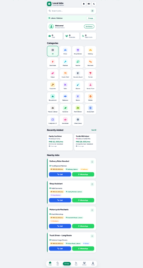 Local Jobs Pakistan - Jobs Finder Platform
